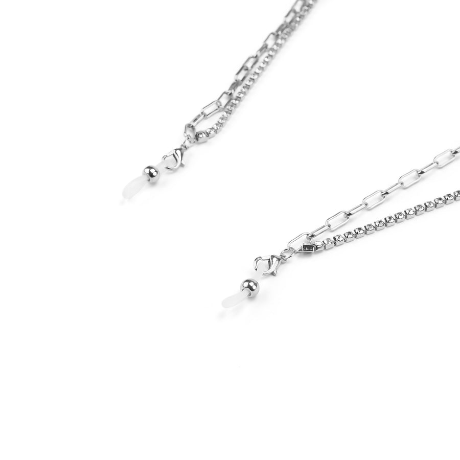 Silver Plated Copper Eyeglasses Chain